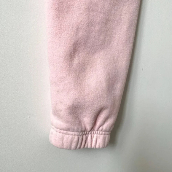 Aritzia TNA Cozy  Fleece Mid Rise Basic Sweatpants Crystal Pink Size Small - Picture 12 of 14